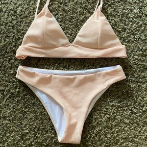 light pink bikini!